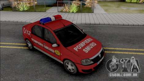 Dacia Logan Smurd para GTA San Andreas