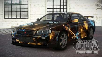 Nissan Skyline R34 Xr S1 para GTA 4