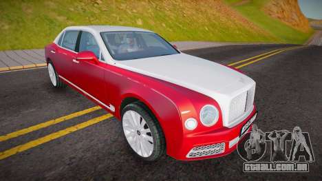 Bentley Mulsanne EWB 2021 para GTA San Andreas