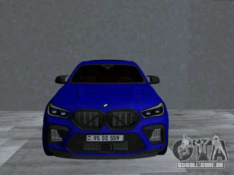 BMW X6 M Competition 2020 para GTA San Andreas