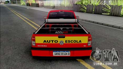 Volkswagen Saveiro G3 Auto Escola para GTA San Andreas