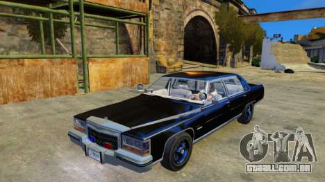 Cadillac Fleetwood Brougham 1985 do FBI para GTA 4