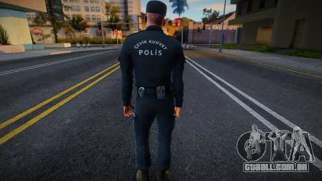 Turkish Police-Superintendent (long sleeves) para GTA San Andreas