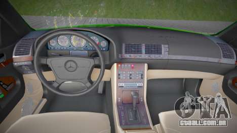 Mercedes-Benz W140 S600L para GTA San Andreas