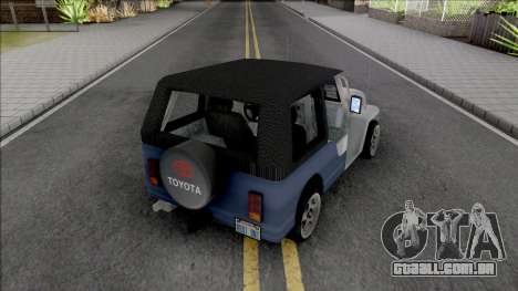 Toyota Owner Type Jeep (Toyota Inspired) para GTA San Andreas