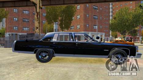 Cadillac Fleetwood Brougham 1985 do FBI para GTA 4