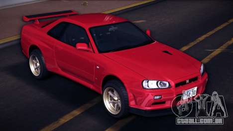 Nissan Skyline GT-R BNR34 M-Spec Nur para GTA Vice City