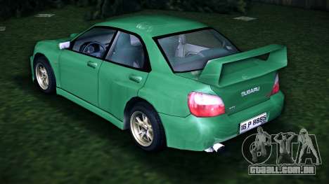 Subaru Impreza para GTA Vice City