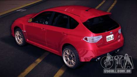 Subaru Impreza WRX STI GRB (LHD) (Golden Rims) 1 para GTA Vice City