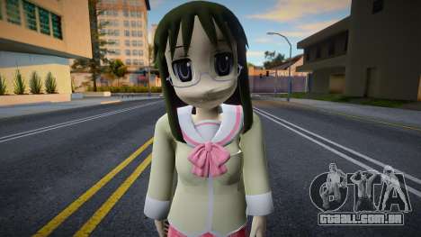 Mai Minakami from Nichijou para GTA San Andreas