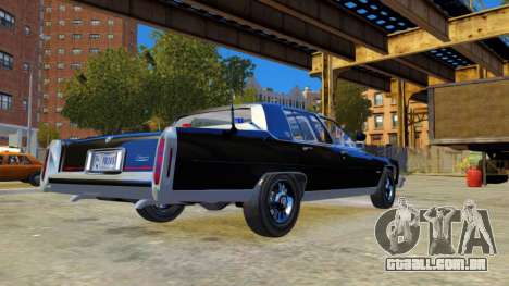 Cadillac Fleetwood Brougham 1985 do FBI para GTA 4