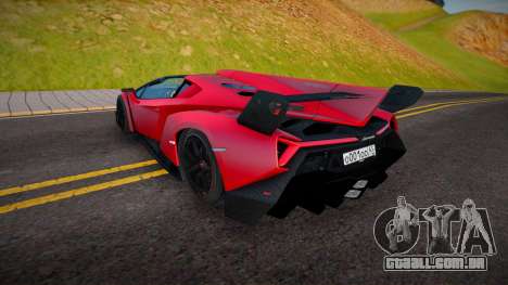 Lamborghini Veneno Roadster (R PROJECT) para GTA San Andreas