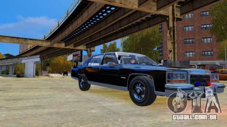 Cadillac Fleetwood Brougham 1985 do FBI para GTA 4