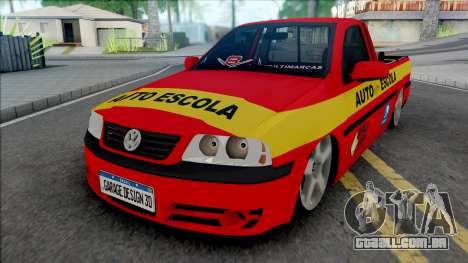 Volkswagen Saveiro G3 Auto Escola para GTA San Andreas