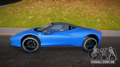 Ferrari 458 Italia (JST Project) para GTA San Andreas