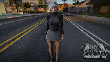 Fiona Cosplay: Shirogane Noel Casual [With Bag] para GTA San Andreas