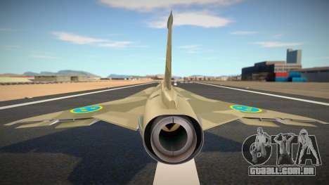 J35D Draken (Drakens) para GTA San Andreas