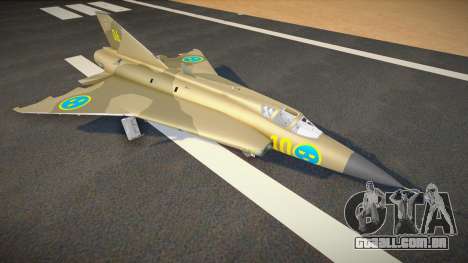 J35D Draken (Drakens) para GTA San Andreas