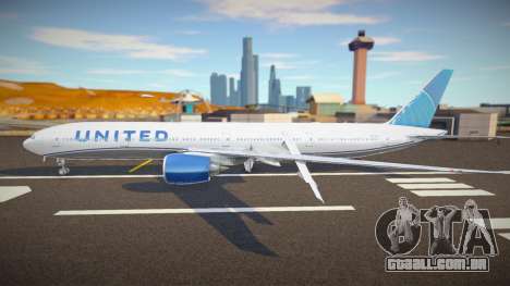 Boeing 777-300ER (United Airlines) para GTA San Andreas