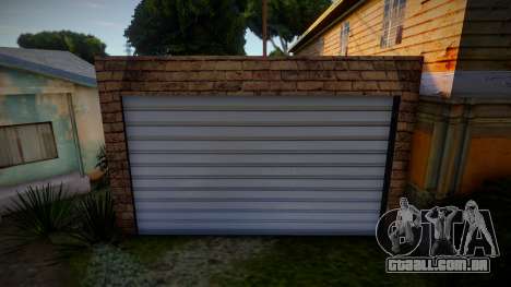 New Garage In HD For CJs House para GTA San Andreas