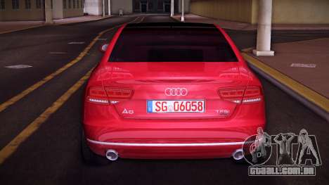 Audi A8 (D4) V6 3.0 TFSI para GTA Vice City