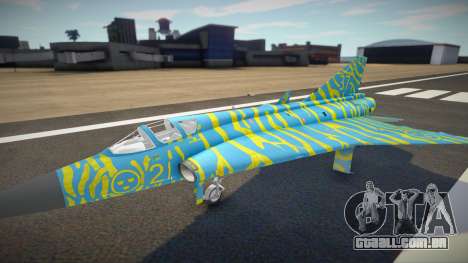 J35D Draken (TRAINING CAMO) para GTA San Andreas