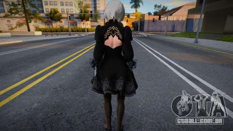 Naotara Li cosplay: 2B (Extra thicc) with Skirt para GTA San Andreas