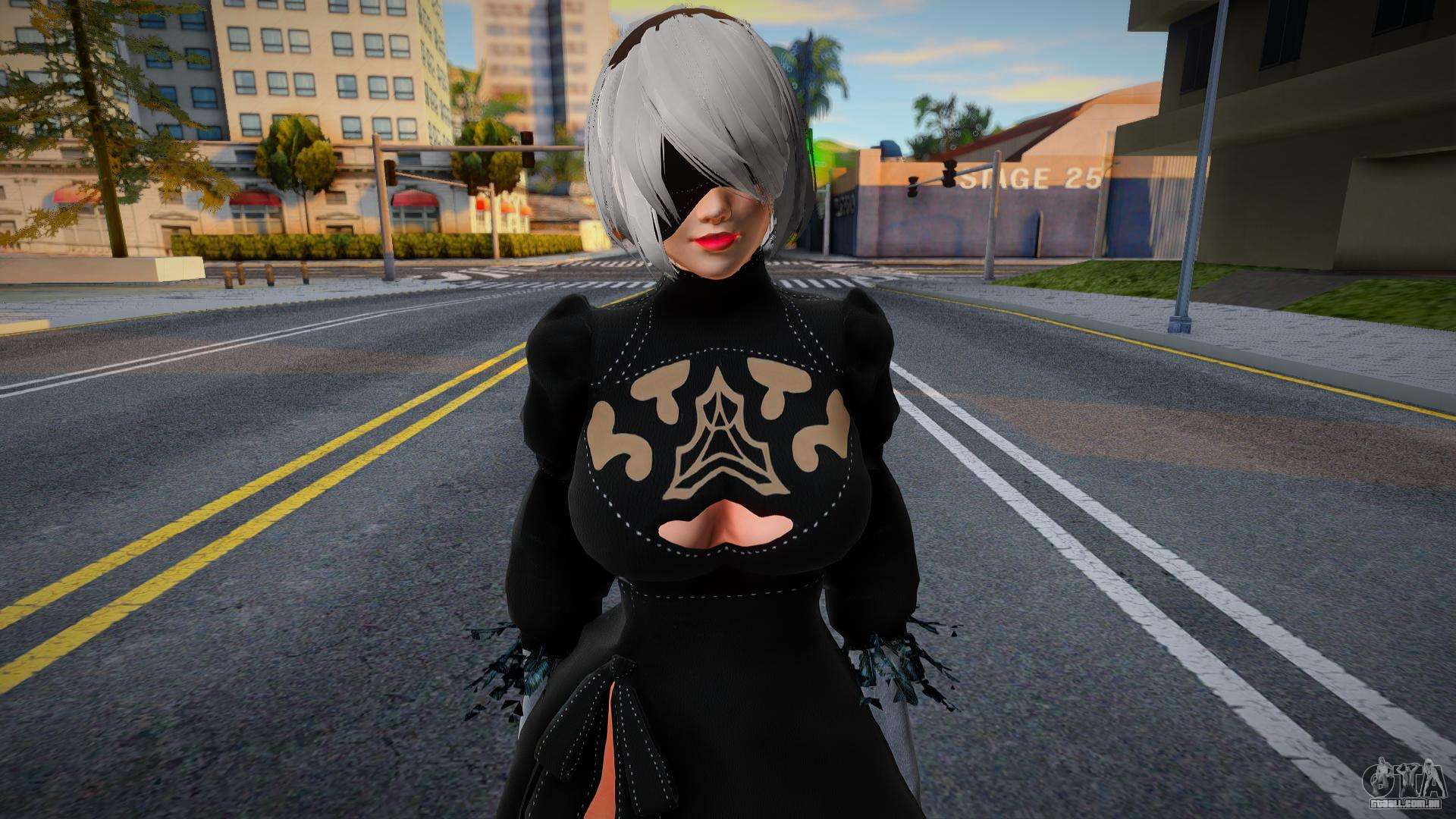 Naotara Li Cosplay 2b Extra Thicc With Skirt Para Gta San Andreas 3178