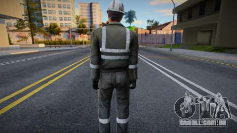 Bombeiro de uniforme para GTA San Andreas