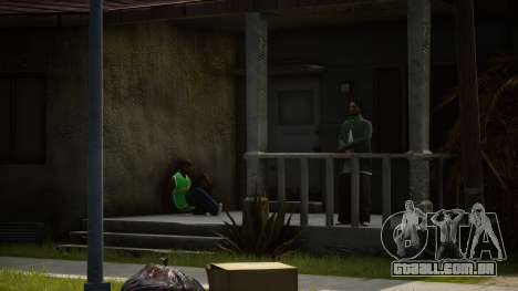 Realistic Living Of Grove Street (Green Vehicles