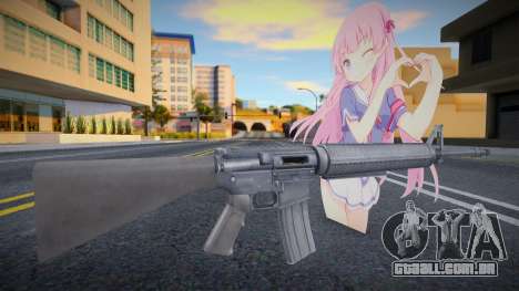 Ai Fuyuumi Waifu-Gun M16A4 Assistant para GTA San Andreas