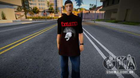 Fashionista em uma camiseta para GTA San Andreas