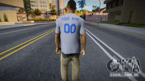 Fashionista de camiseta v3 para GTA San Andreas