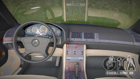 Mercedes-Benz W140 S600 (Devel) para GTA San Andreas