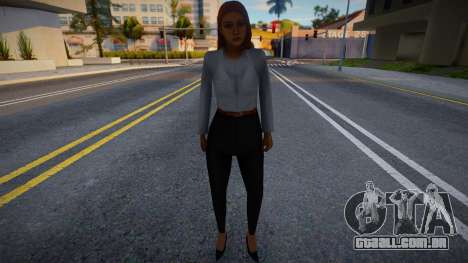 Menina e cabelo vermelho para GTA San Andreas