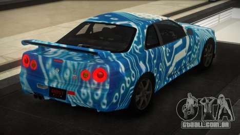 Nissan Skyline R34 GT V-Spec S6 para GTA 4