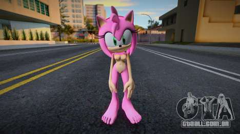 STH: Amy Rose - Nude para GTA San Andreas