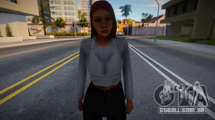 Menina e cabelo vermelho para GTA San Andreas