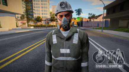 Bombeiro de uniforme para GTA San Andreas