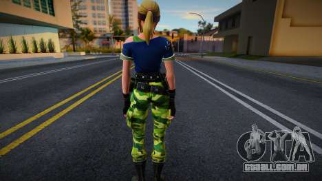 Army Girl - Creative Destruction para GTA San Andreas