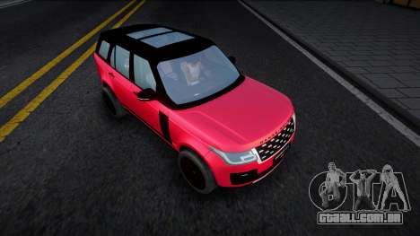 Land Rover Range Rover SVA 2020 para GTA San Andreas