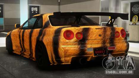 Nissan Skyline R34 GTR V-Spec II S11 para GTA 4