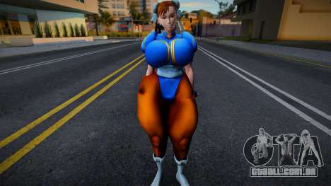 Chun Li Body Low para GTA San Andreas