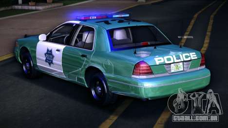 2003 Ford Crown Victoria Taxi Police para GTA Vice City