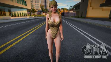 Monica Bodysuit Gucci para GTA San Andreas