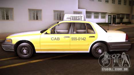 2003 Ford Crown Victoria Taxi para GTA Vice City