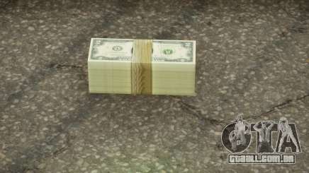 Realistic Banknote Dollar 2 para GTA San Andreas Definitive Edition