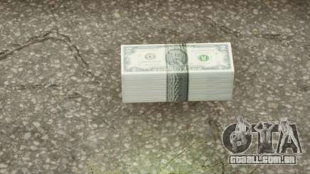 Realistic Banknote Dollar 2 (New Textures) para GTA San Andreas Definitive Edition