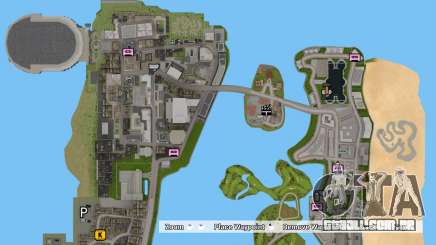 HD Satellite Map For ViceCity v1 para GTA Vice City Definitive Edition