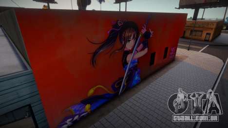 Rin Shibuya - Blossoming Blue Storm (Mural) para GTA San Andreas